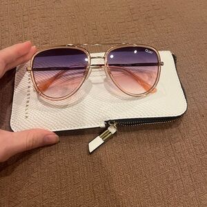 Quay Australia Women's Sunglasses - Purple and Gold